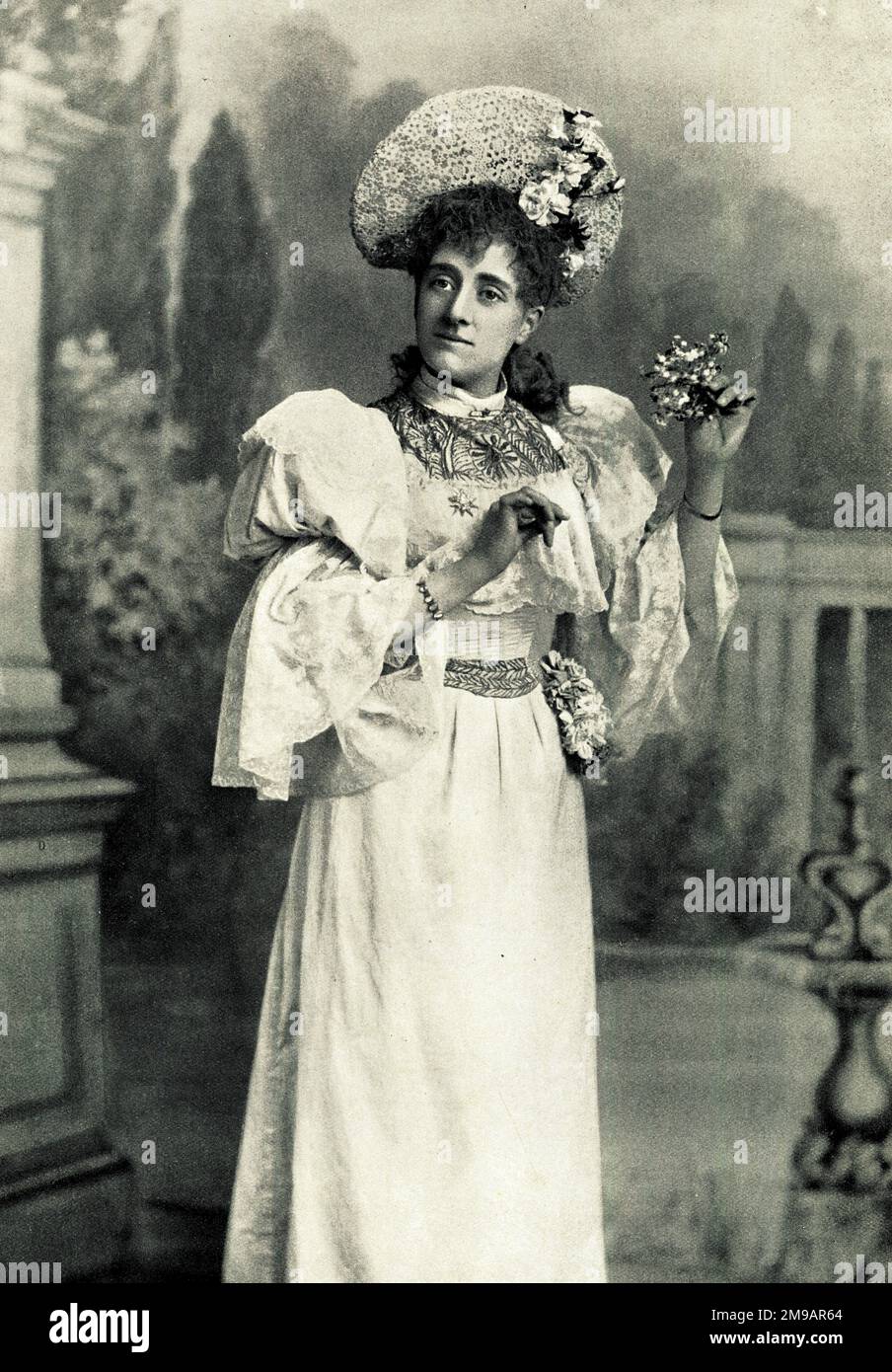 Laura Maxwell, actrice Banque D'Images