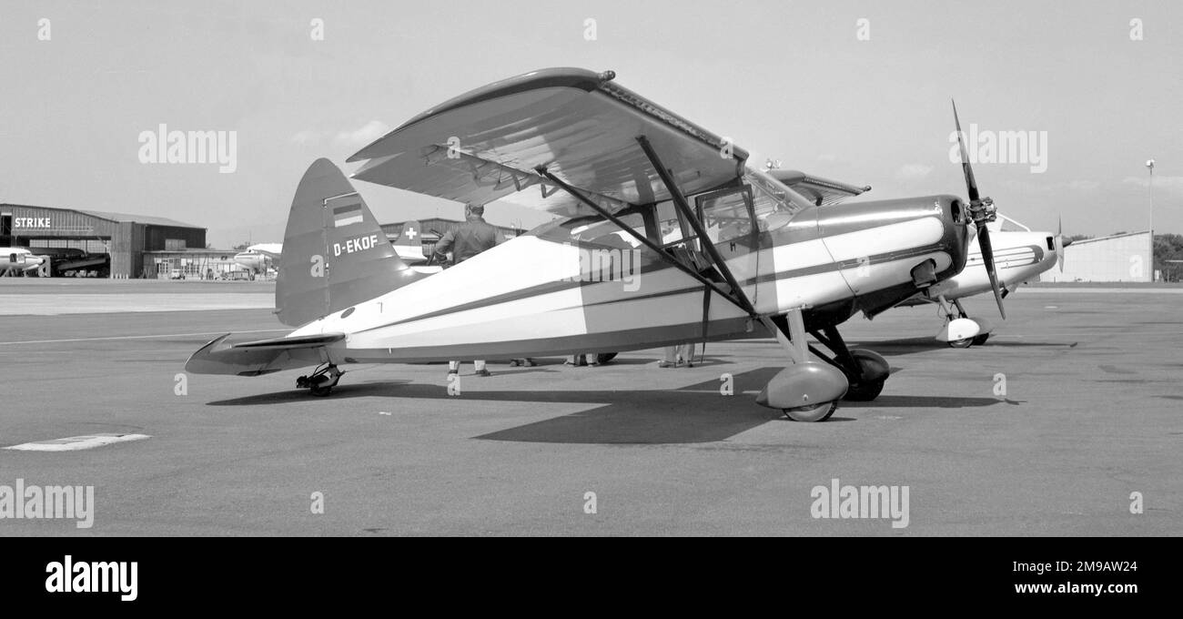 SAI KZ.VIIIU-8 Laerke D-EKOF (msn 192) (SAI - Skandinavisk Aero Industri AS - Danemark) Banque D'Images