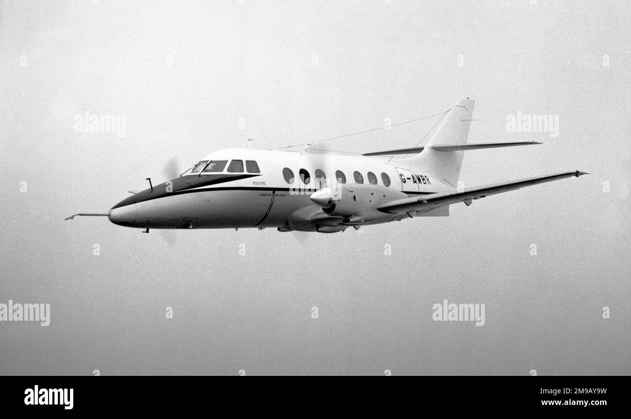 Page Handley HP.137 Jetstream 3M (msn 258). Le prototype du 3M / C-10A, en mars 1969, lors d'une séance photo air-air. Mis au rebut en 1970 après l'annulation de la commande de C-10A Jetstreams par la United States Air Force et la faillite de Handley page. Banque D'Images