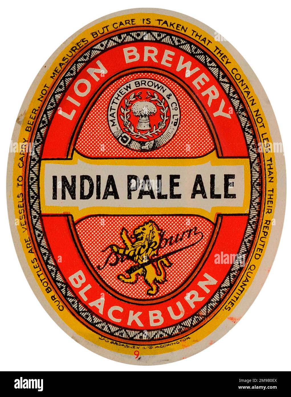 Lion Brewery Inde Pale Ale Banque D'Images
