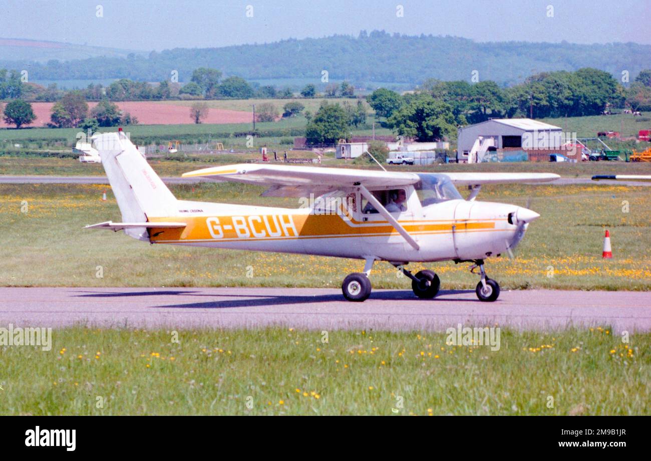 Reims-Cessna F152M G-BCUH (msn 1195), du Kingair Flying Club. Banque D'Images