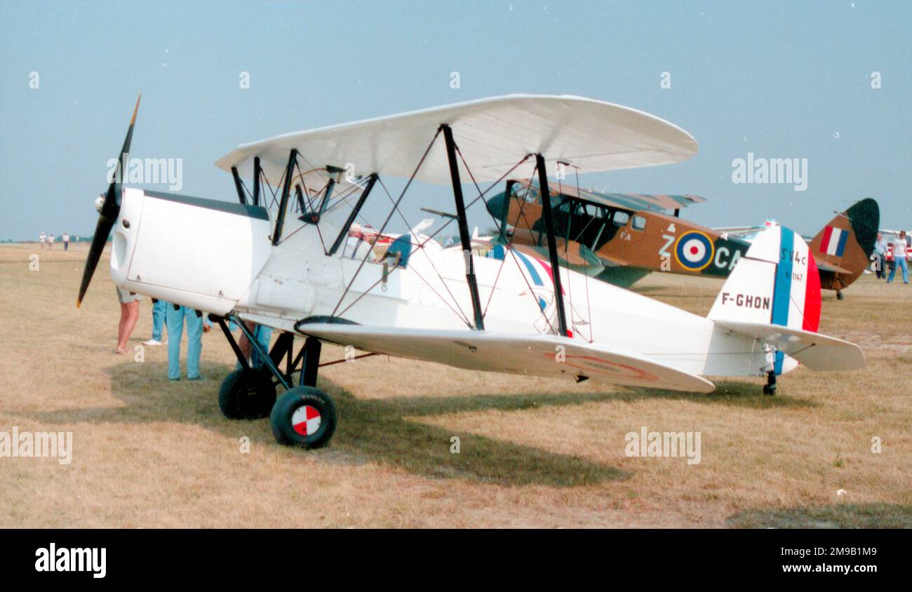 Stampe et Vertongen SV.4C F-GHON (msn 1147), construit par SNCAN (Société nationale des constructions aéronautiques du Nord) en France. Banque D'Images