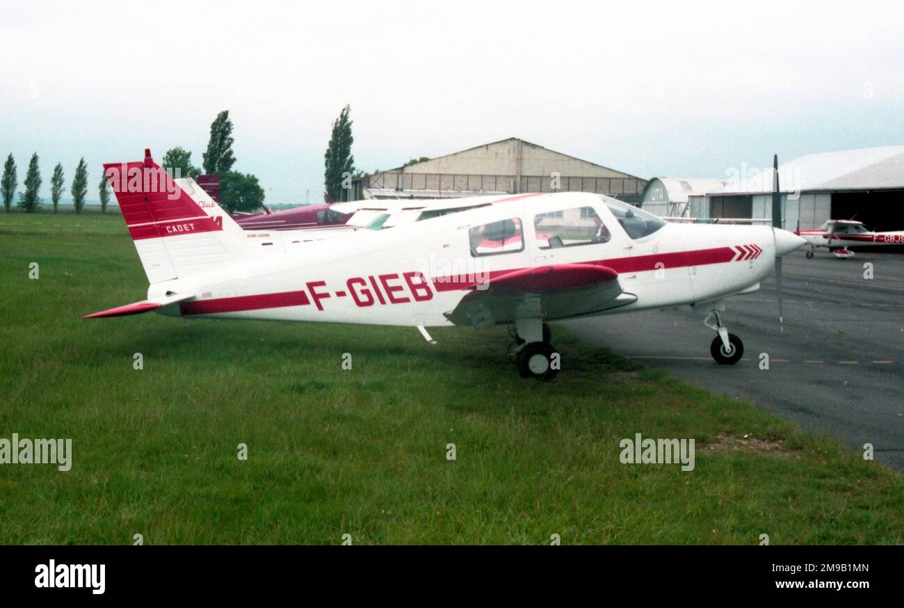 Piper PA-28-161 Cadet F-GIEB (msn 2841107), de l'Aero-Club Air France Nord. Banque D'Images