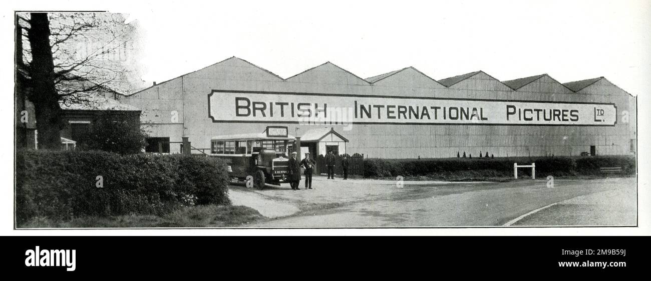 British International Pictures Ltd, studio de cinéma à Elstree, Hertfordshire Banque D'Images