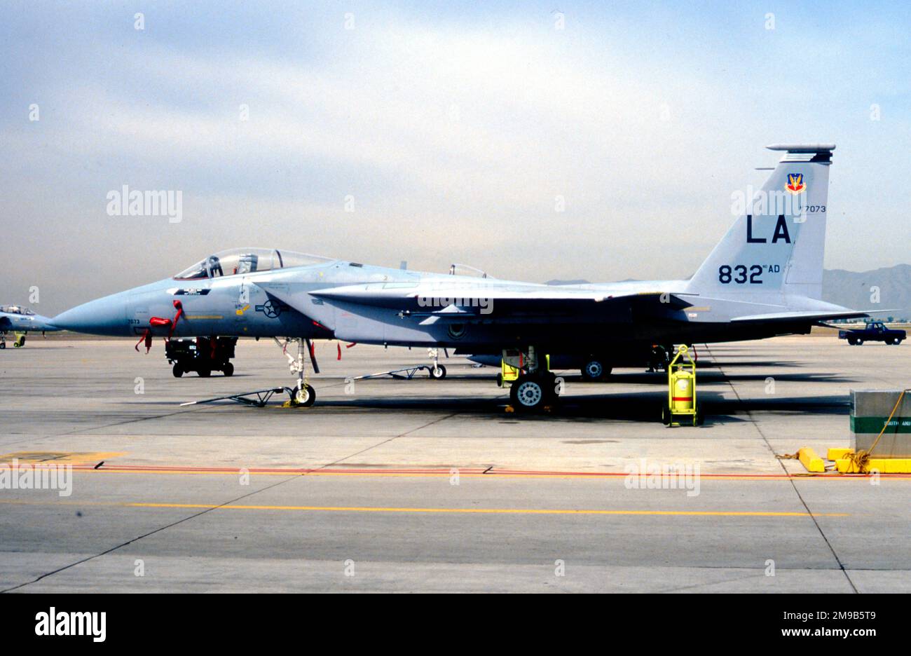 United States Air Force (USAF) - McDonnell Douglas F-15A-18-MC Eagle 77-0073 (msn 0349/A285), de la 405th tactique Training Wing, 832nd Air Division, à la base aérienne de Luke. Banque D'Images