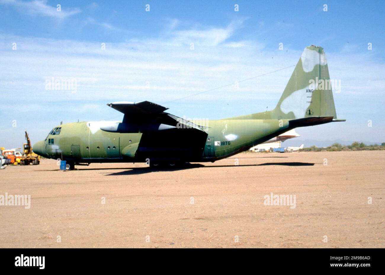 Lockheed C-130A-55-LM Hercules N118TG (msn 182-3219, ex 57-0512), à International Air Response, Chandler, AZ. Banque D'Images