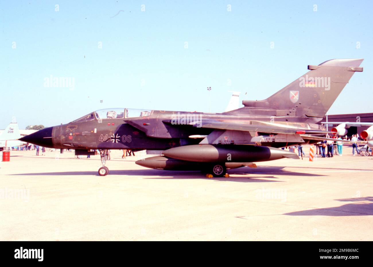 Luftwaffe - Panavia Tornado IDS 44+06 (msn 272/GS071/4106), de JagdBomberGeschwader 31, à RAF Mildenhall, le 28 mai 1988, pour la Mildenhall Air Fete. Banque D'Images
