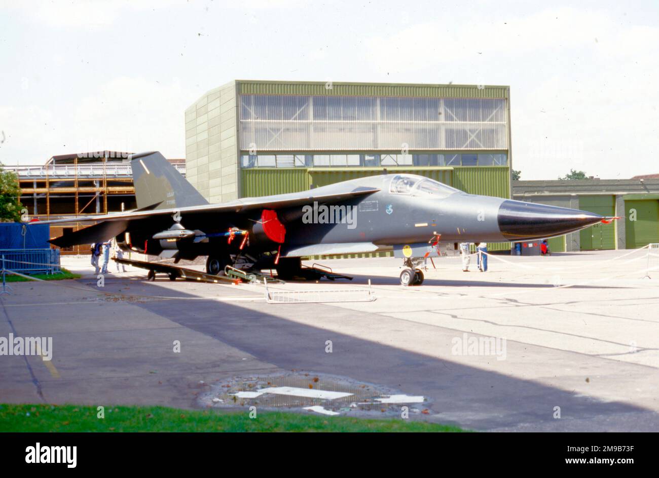 United States Air Force (USAF) - General Dynamics FB-111A 67-7196 (msn B1-010), lors de la rencontre de la force aérienne tactique de Waddington le 2 août 1986 Banque D'Images