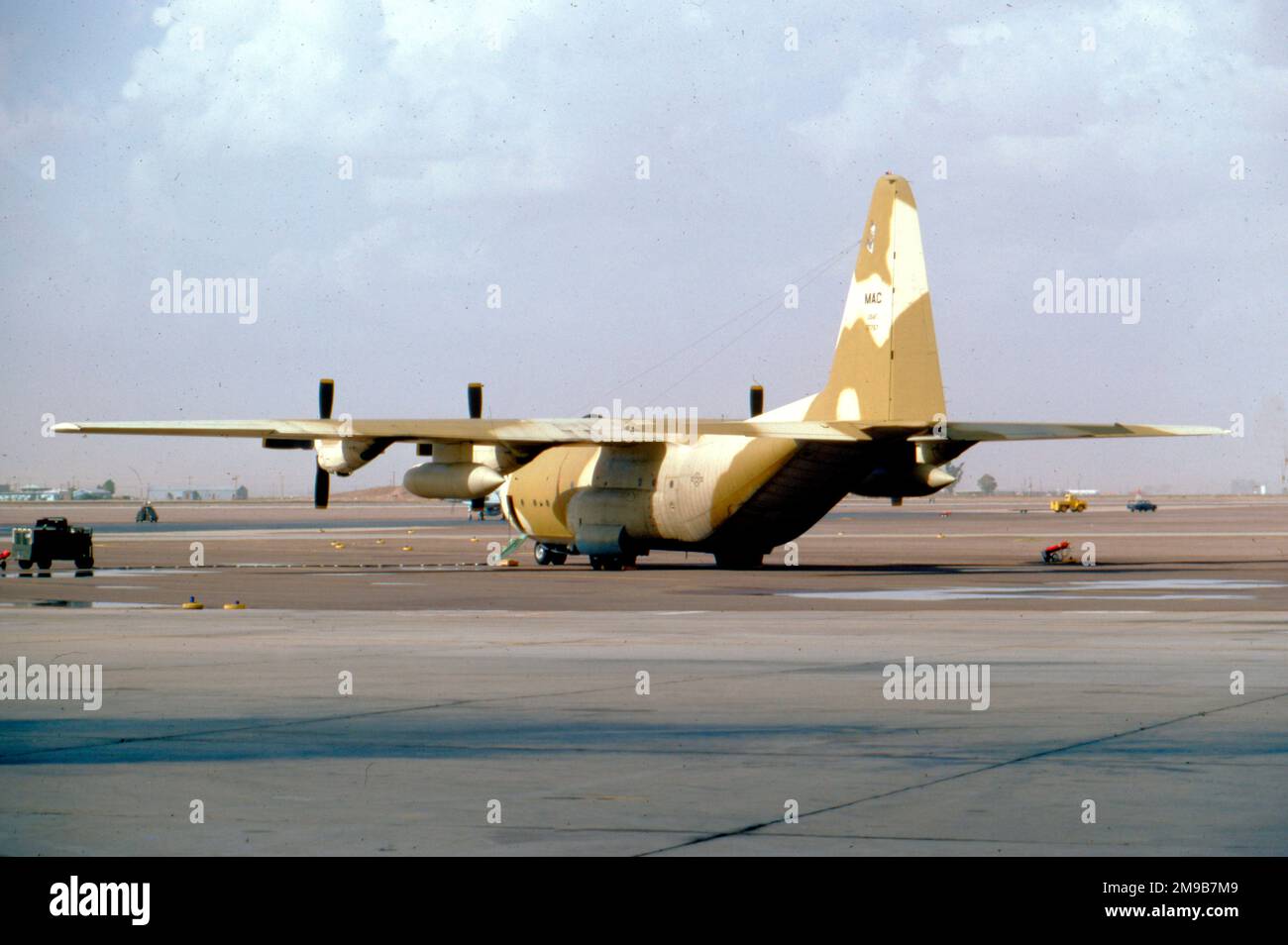 United States Air Force (USAF) - Lockheed C-130E-LM Hercules 63-7767 (MSN 382-3833) Banque D'Images