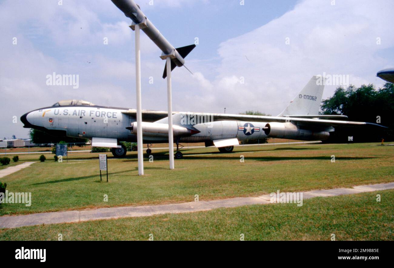 Boeing NTB-47B-20-BW Stratojet 50-0062 (msn 450078), exposé au Musée de l'Air et de l'espace de Florence Banque D'Images