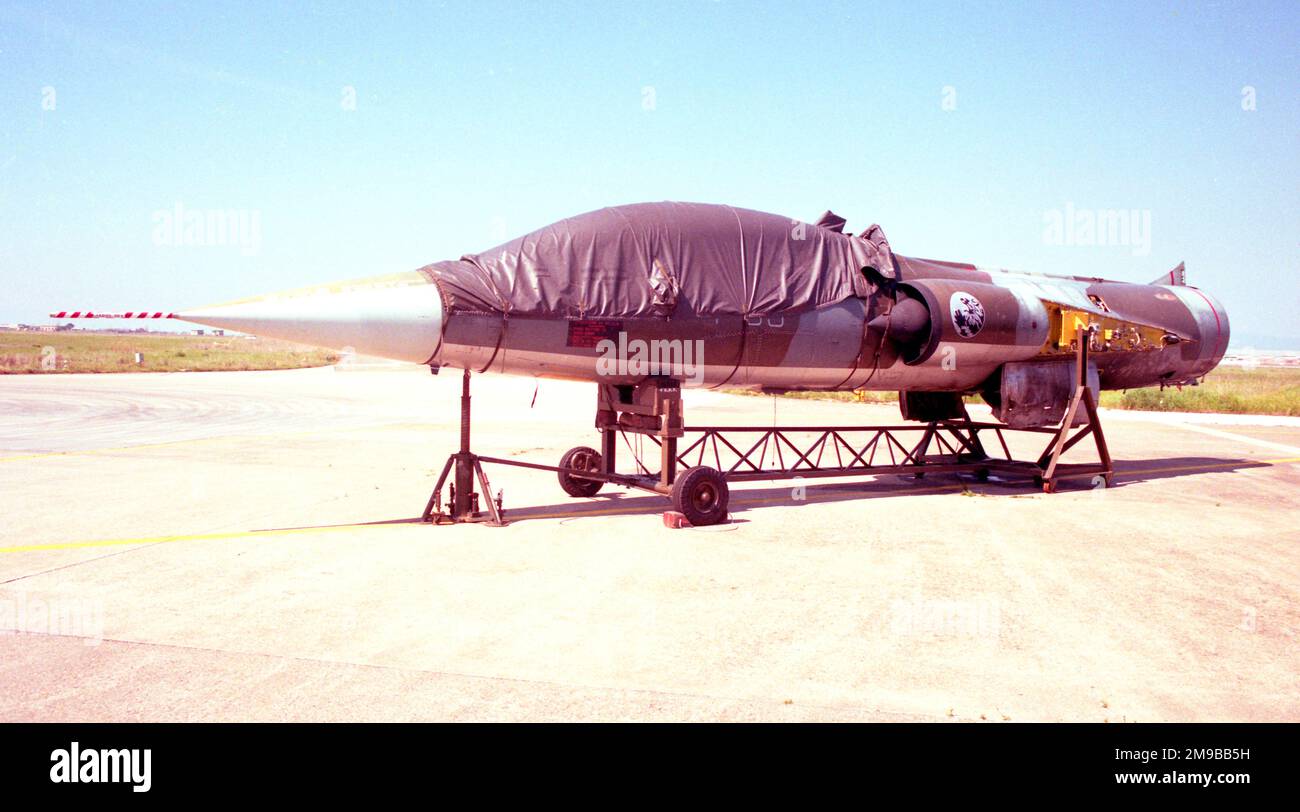 Aeronautica Militare Lockheed TF104g Starfighter fuselage sur un
