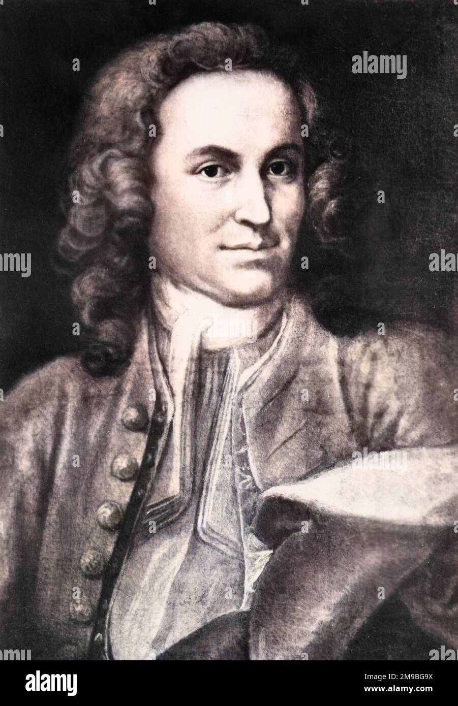 JOHANN SEBASTIAN BACH musicien allemand Banque D'Images