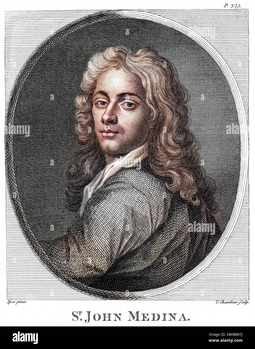 Sir JOHN BAPTIST MEDINA artiste flamand travaillant en Angleterre Banque D'Images