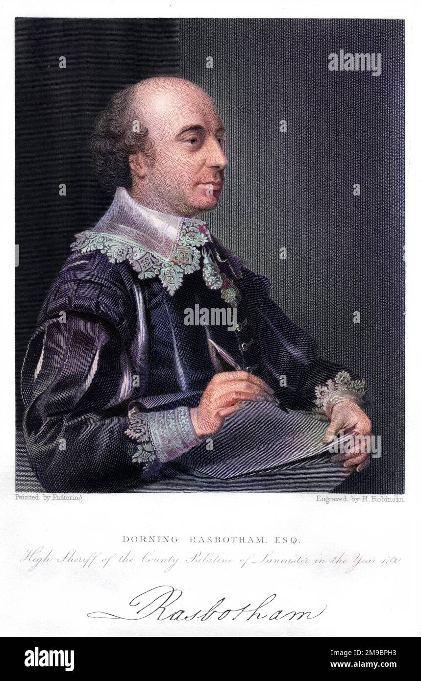 DORNING RASBOTHAM Writer et Shakespeare ressemblent (mais hélas, pas à écrire !). Banque D'Images