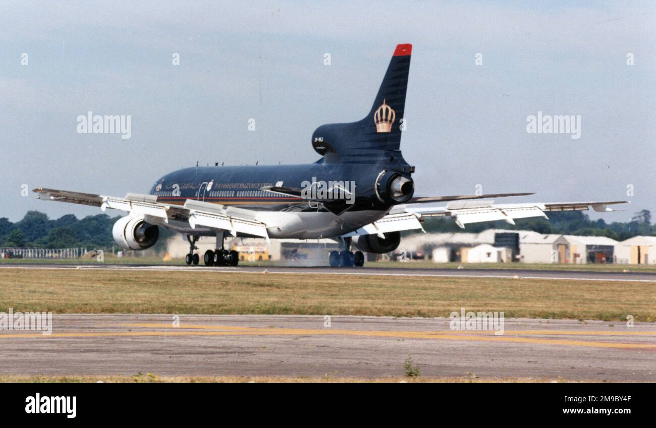 Lockheed L-1011 Tristar-500 JY-HKJ (msn 193H-1247), du vol royal du gouvernement jordanien. Banque D'Images