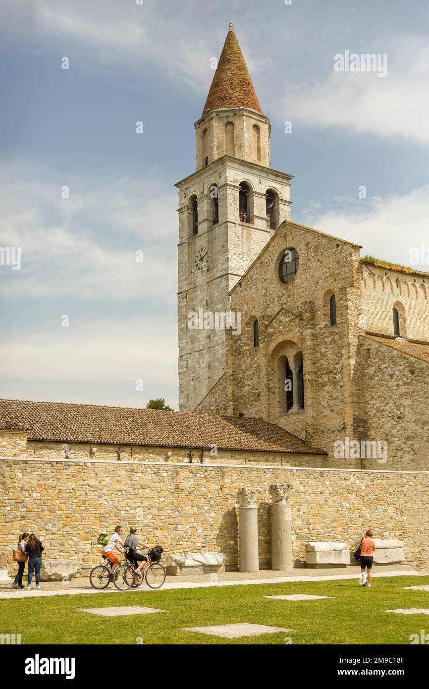 Basilica di Santa Maria Assunta, Aquileia, dans la province d'Udine et la région de Friuli-Venezia Giulia, Italie Banque D'Images