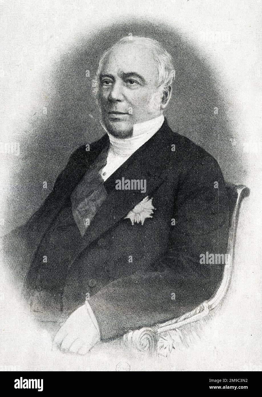 Raymond-Theodore Troplong (1795-1869), politicien français Banque D'Images