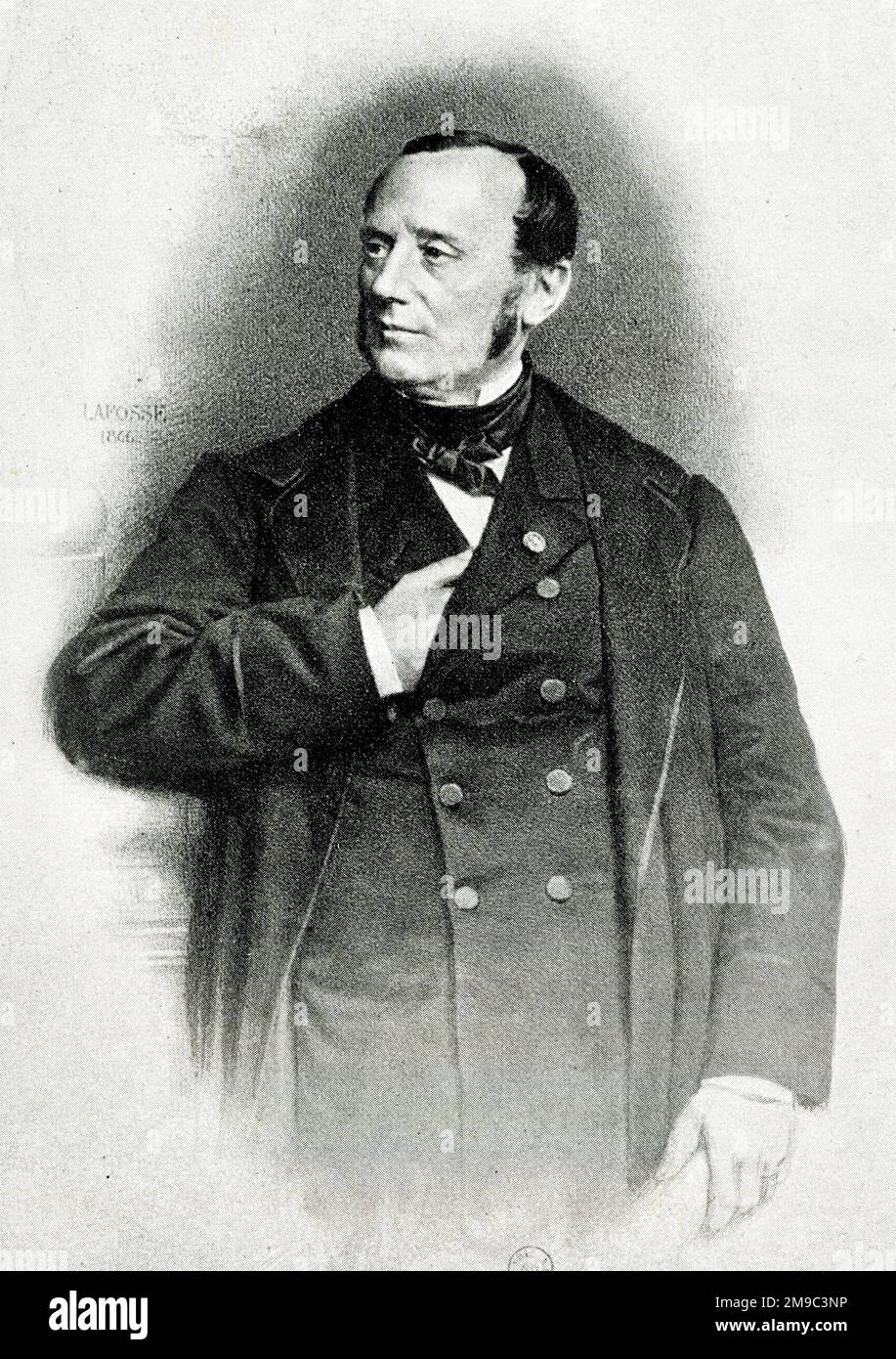 Adolphe Augustin Marie Billault (1805-1863), avocat et politicien français Banque D'Images