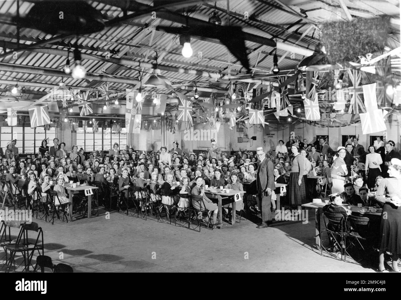 Fête Empire Day de l'école des filles. Banque D'Images