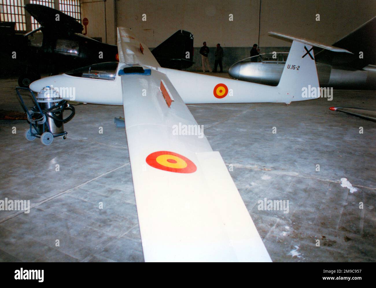 Ejercito del aire - SZD-30 Pirat U.15-2. (Ejercito del aire - armée de l'air espagnole). Banque D'Images