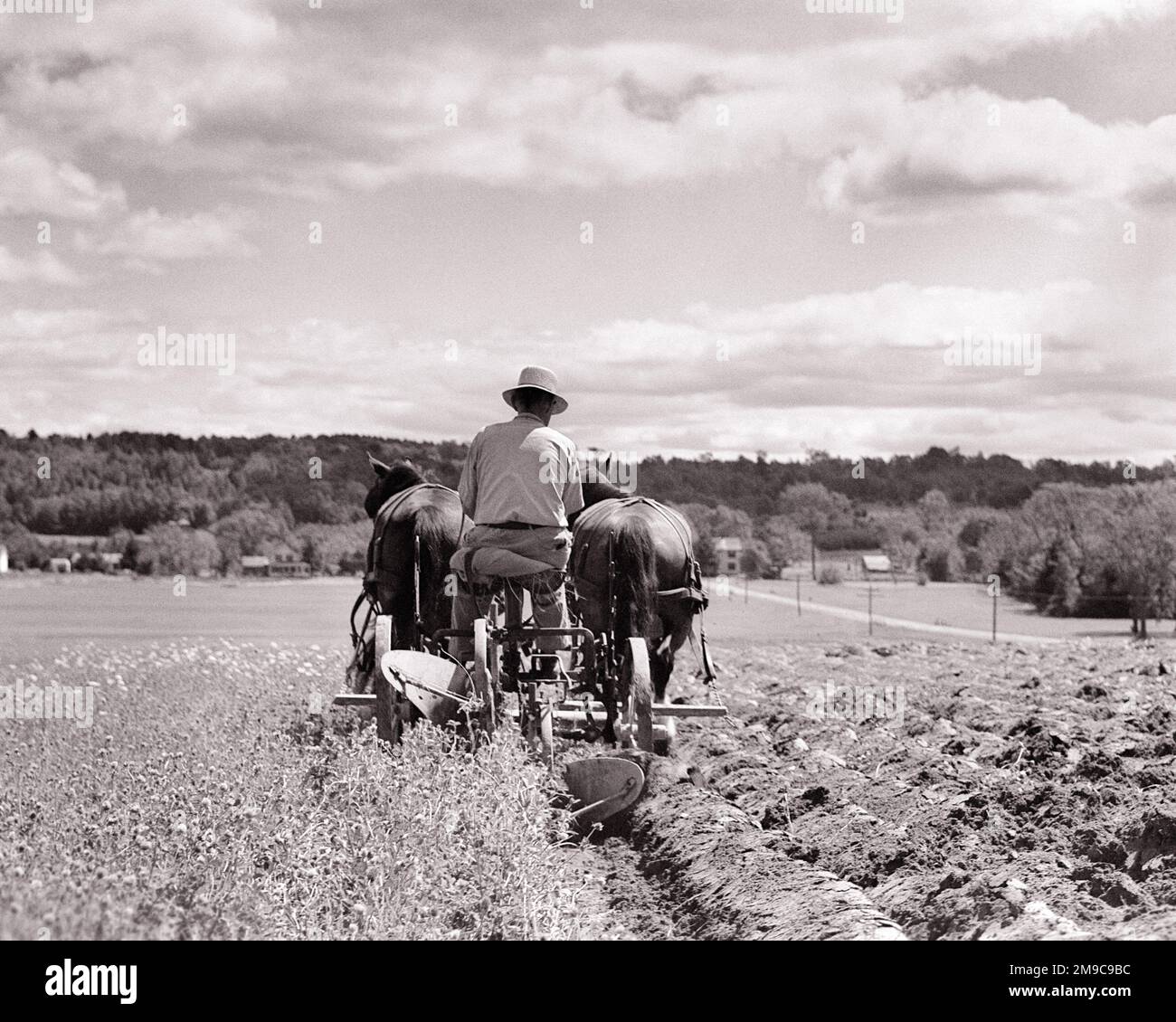 1930S AGRICULTEURS SUR UNE CHARRUE MÉCANIQUE À FOND SIMPLE ÉTANT TIRÉS PAR DEUX ORSES - F9071 HAR001 EMPLOIS HARS RURAUX ACCUEIL VIE PRÉPARATION DE L'ESPACE DE COPIE PLEINE LONGUEUR DEMI-LONGUEUR PERSONNES INSPIRATION AGRICULTURE MÂLES RISQUE PROFESSION SOL AGRICULTURE B&W TURNING OBJECTIFS SUCCÈS SEMIS GRAND ANGLE COMPÉTENCE AVANT OCCUPATION COMPÉTENCES MAMMIFÈRES LAME FORCE CHARRUE CARRIÈRES AGRICULTEURS PROGRÈS INNOVATION TRAVAIL FIERTÉ PROFESSIONS SEMENCES CONCEPTUEL ÉLÉGANT DESSERRER LE SILLON MAMMIFÈRE ADULTE MOYEN-ADULTE HOMME MOYEN-ADULTE CHARRUE DE PRÉCISION JEUNE ADULTE HOMME NOIR ET BLANC RACE BLANCHE HAR001 TRAVAIL À L'ANCIENNE Banque D'Images