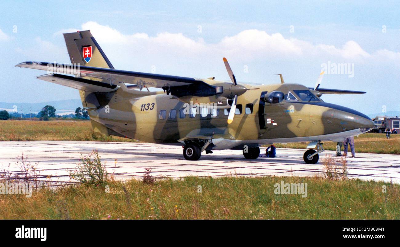 Slovakian Air Force - Let L-410 UVP Turbolet 1133 (msn 831133). Banque D'Images