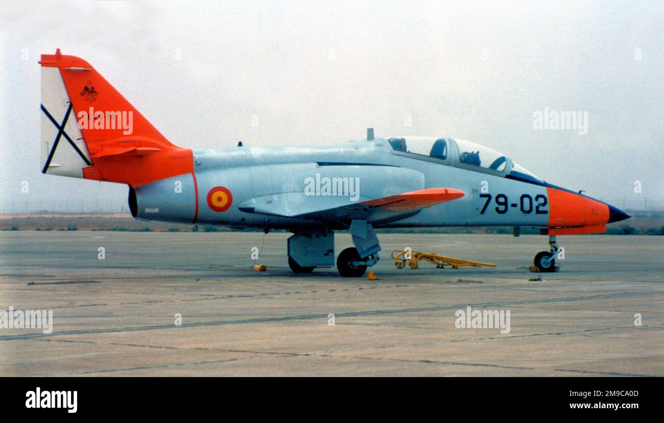 Fuerza Aerea Espanola - CASA C-101EB Aviojet E.25-78 - 79-02 (msn EB01-78-086). (Fuerza Aerea Espanola - armée de l'air espagnole) Banque D'Images