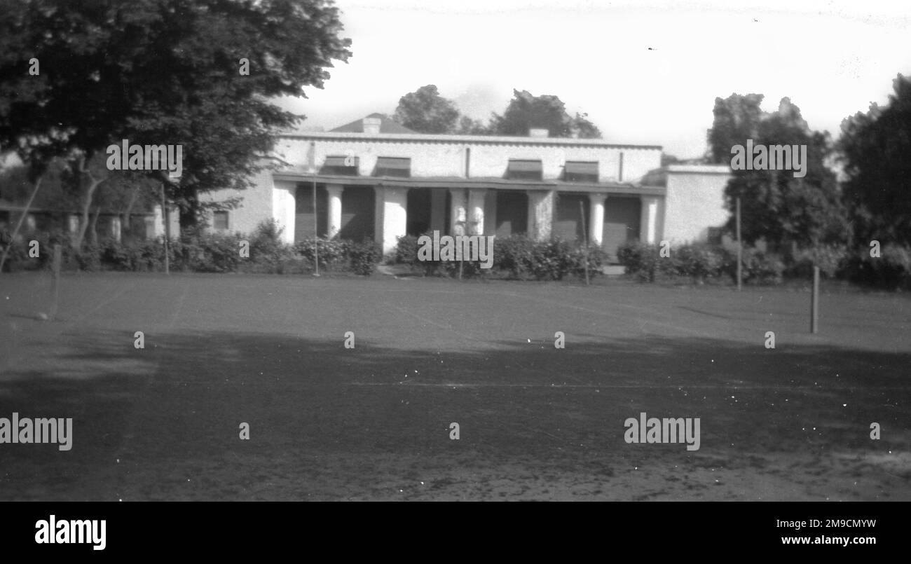 Une maison coloniale en Inde Banque D'Images