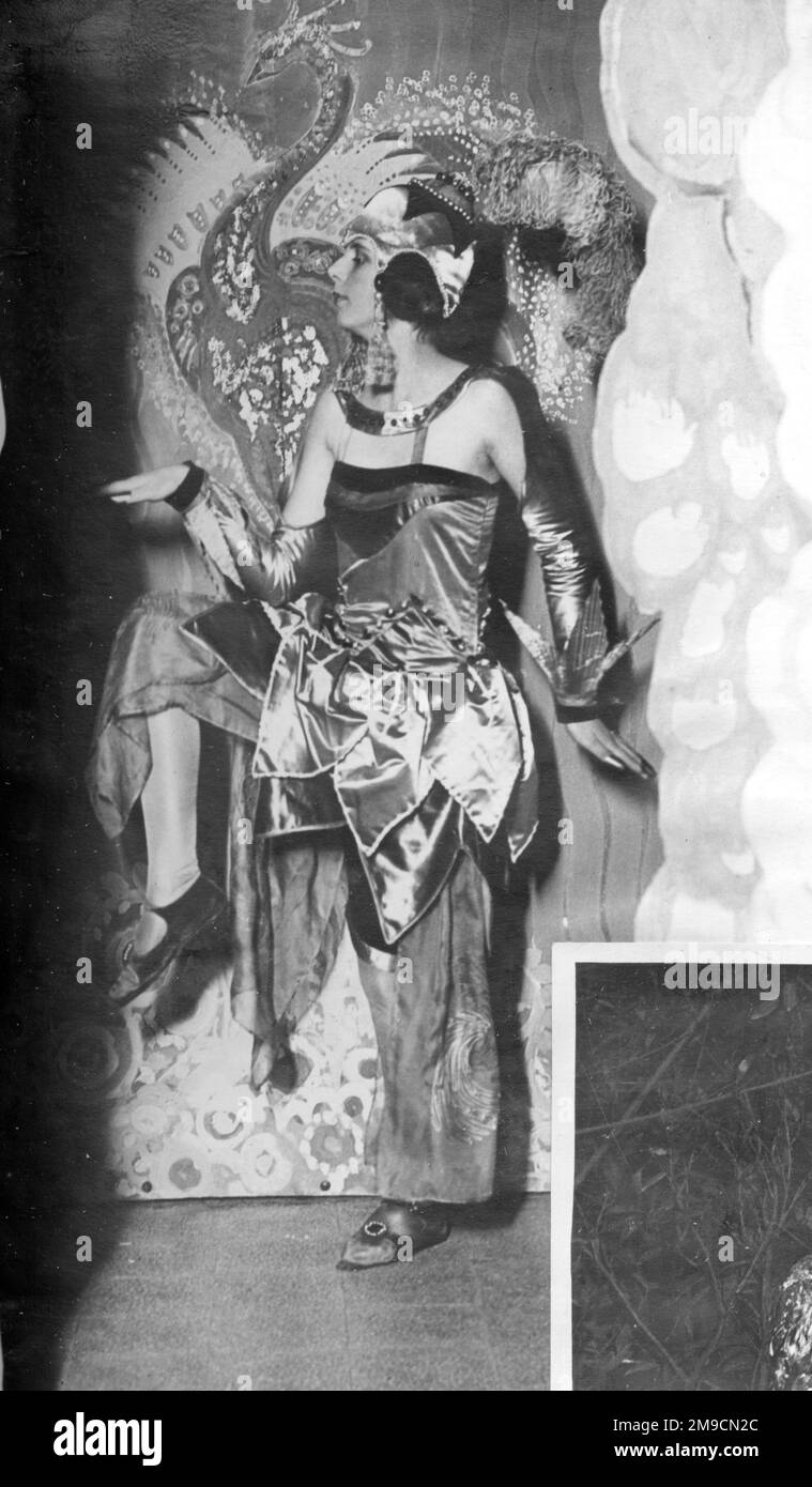 Une fabuleuse robe de fantaisie dans les années 20 Banque D'Images