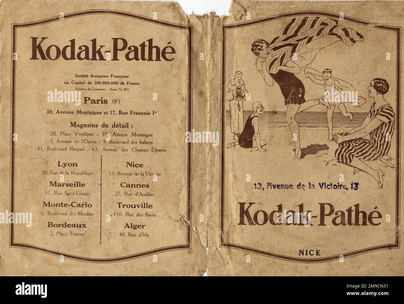 Un portefeuille de films Kodak Banque D'Images