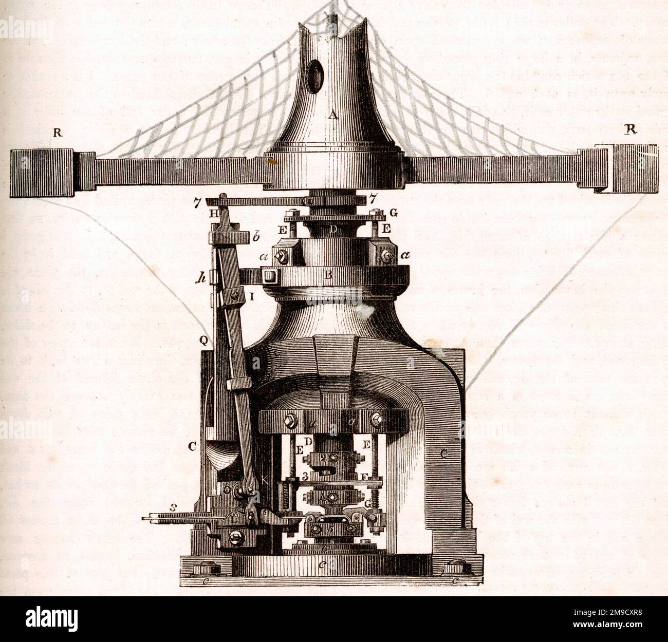 Presse à vins industrielle Banque D'Images