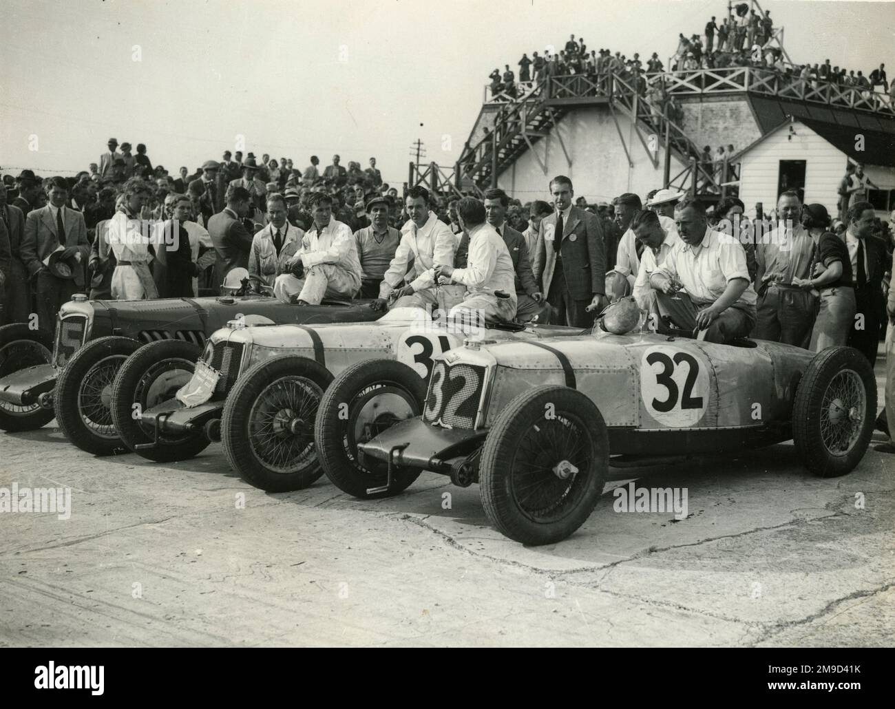 Riley Team, British Empire Trophy, avec Freddie Dixon (No 31). Banque D'Images