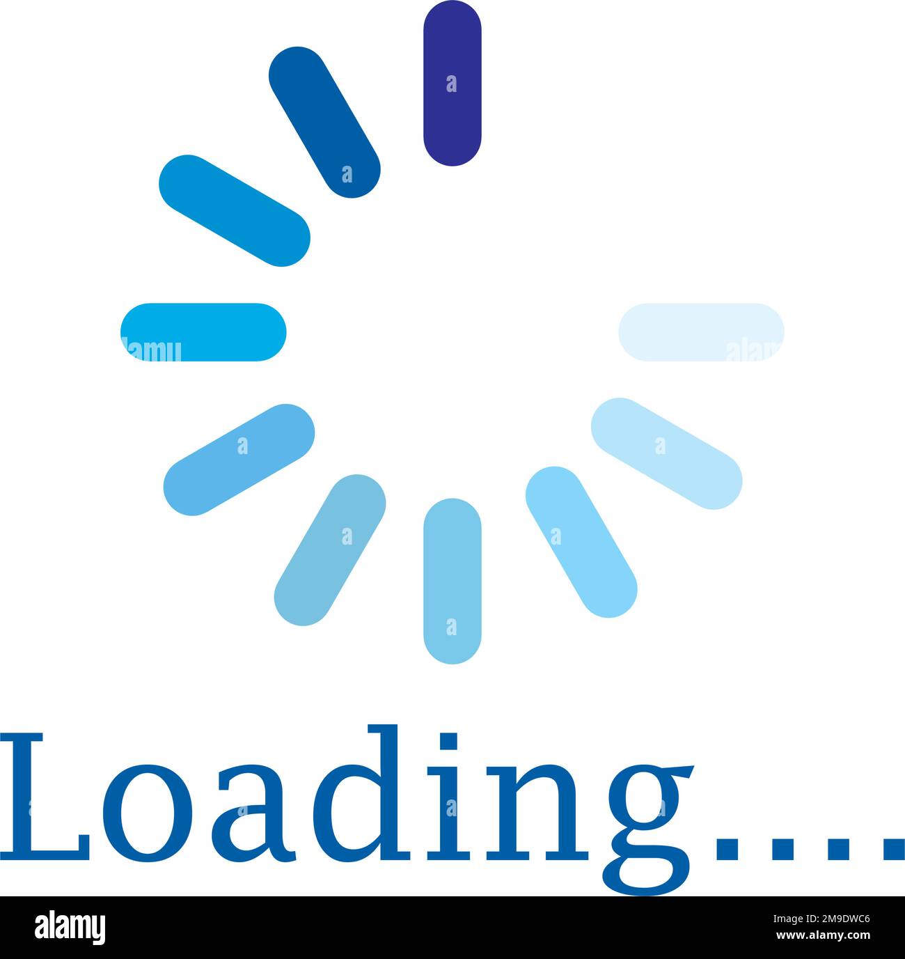 chargement de l'illustration vectorielle du logo Illustration de Vecteur