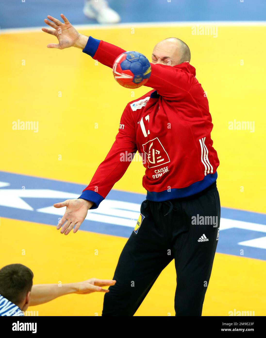 Vincent GERARD de France Slovénie contre France 28th IHF Journée mondiale du handball masculin 6 16.01.2023 Spodek Arena © diebilderwelt / Alay stock Banque D'Images