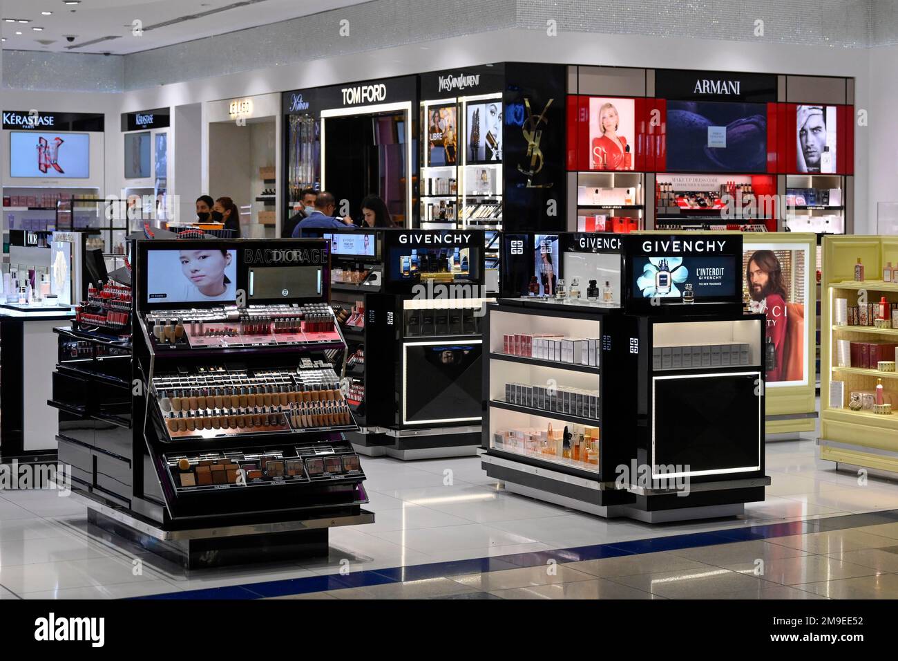 Rouge à lèvres et boutique de parfums, Dubaï, Émirats arabes Unis Banque D'Images