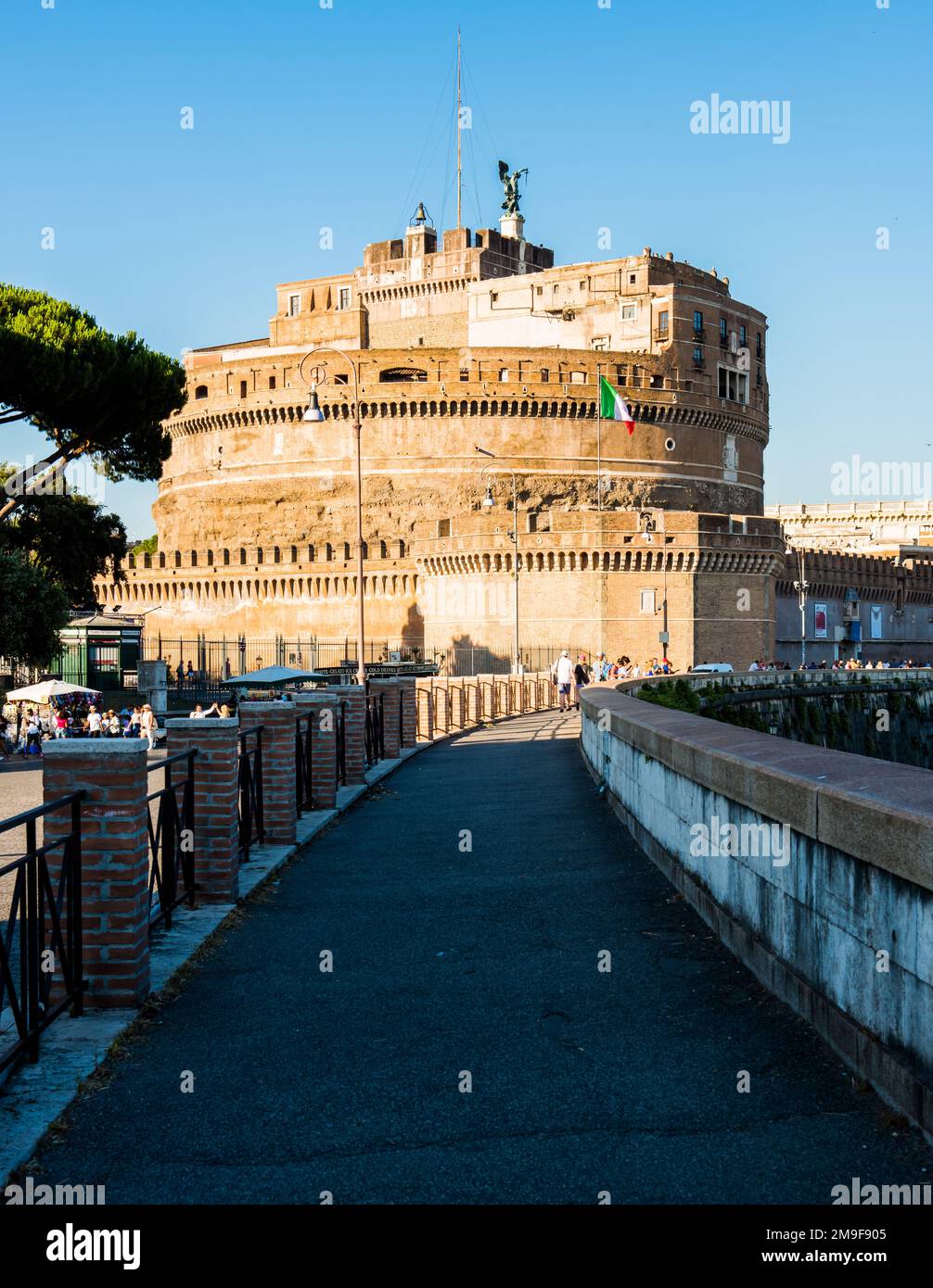 ROME, ITALIE - 29 JUIN 2019 : Castel Sant'Angelo (château Saint Angel) ou mausolée d'Hadrien à Rome, Italie. Banque D'Images