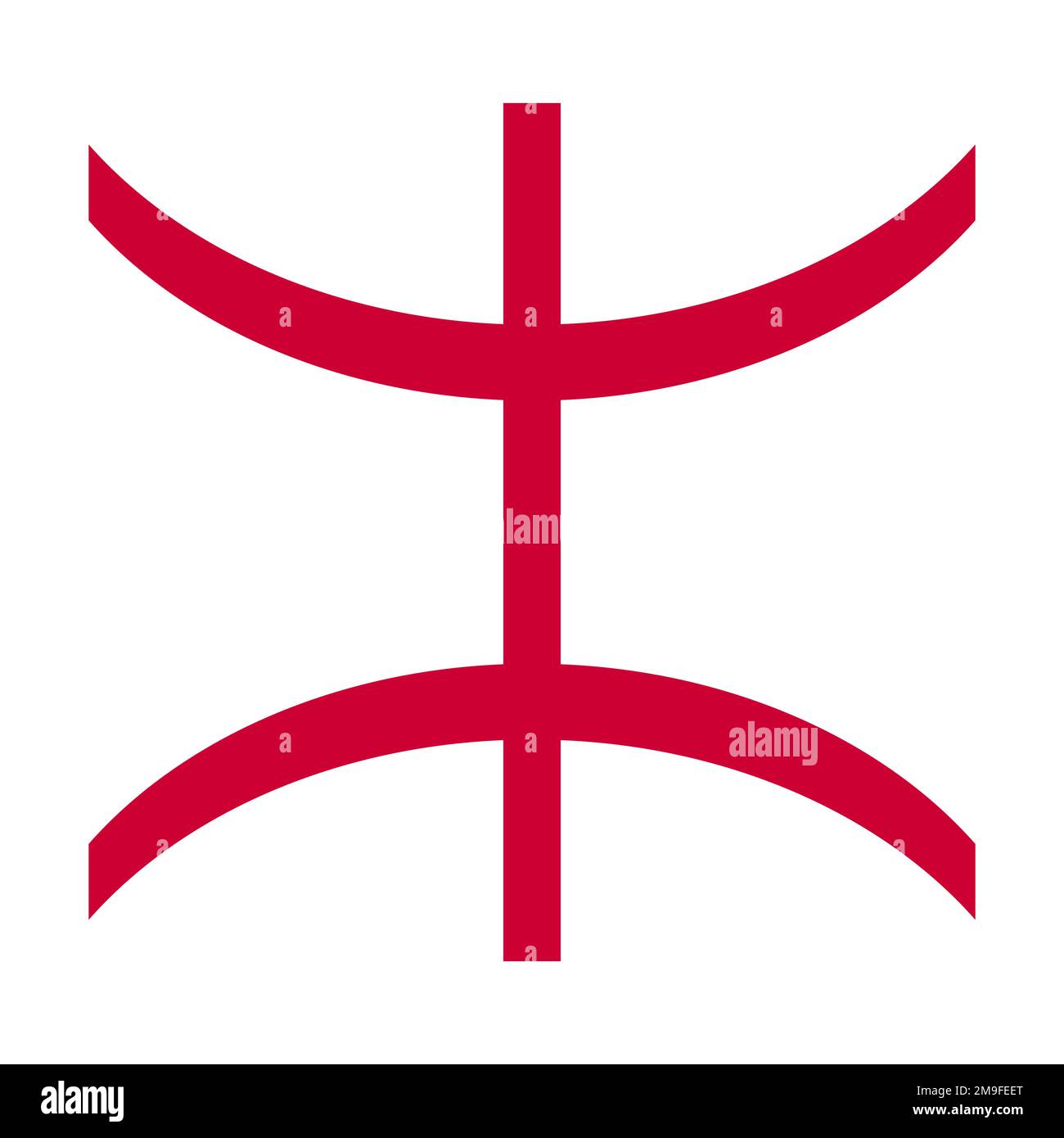 Icône du symbole Amazigh yaz Banque D'Images