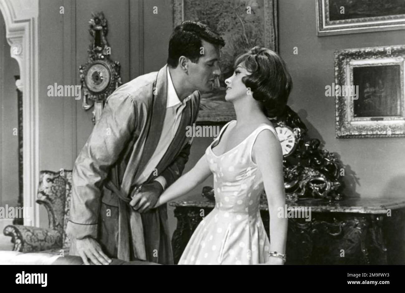 VIENT SEPTEMBRE 1961 film Universal Pictures avec Gina Lollobrigida et Rock Hudson Banque D'Images