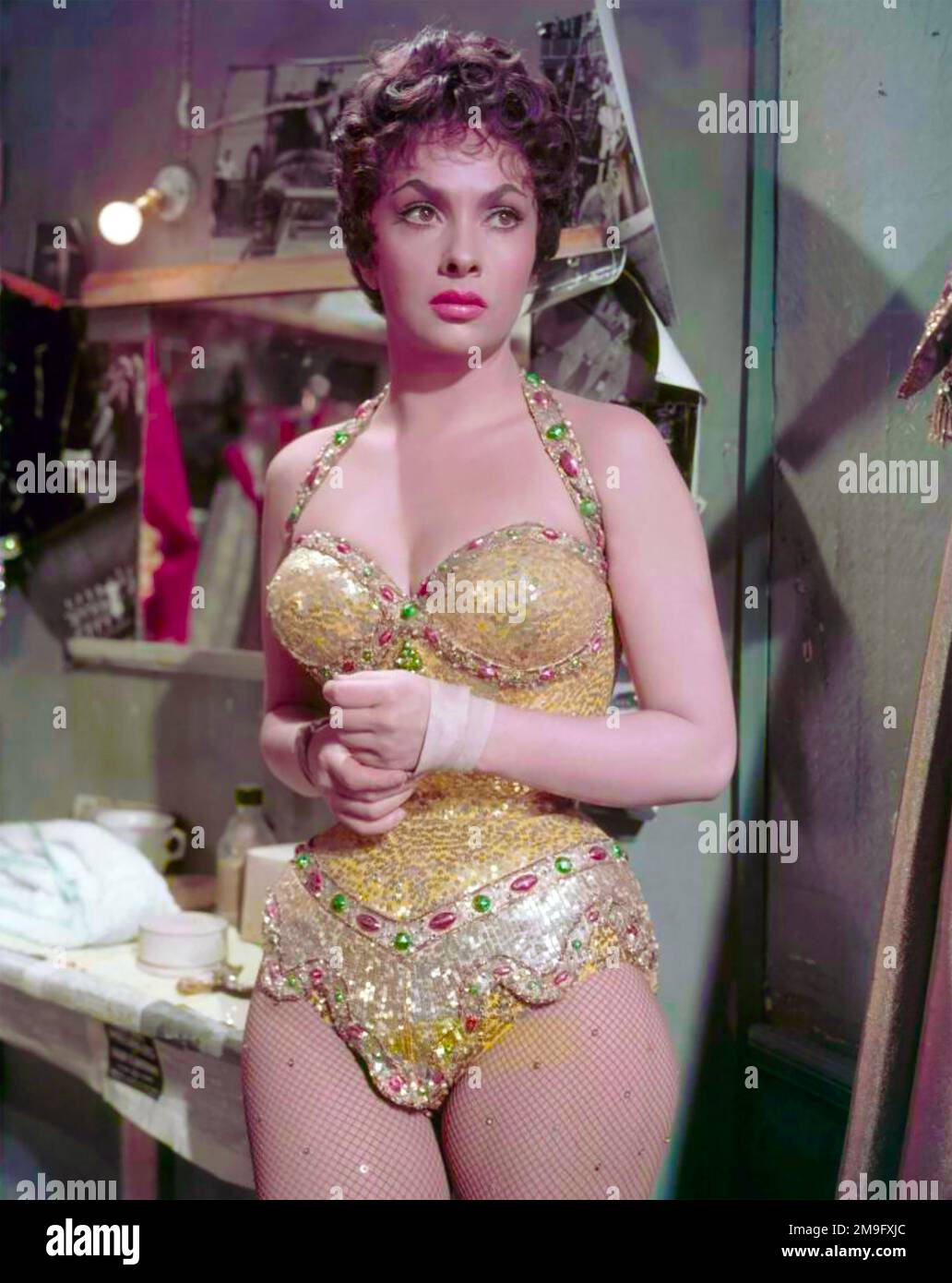 TRAPEZE 1956 United Artists film avec Gina Lollobrigida Banque D'Images