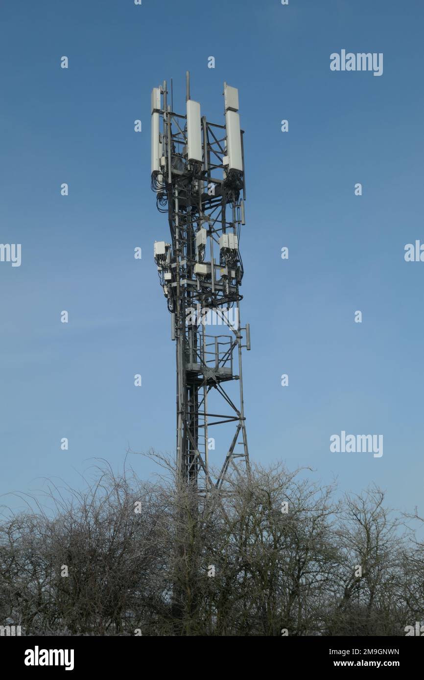 Tour de téléphonie cellulaire Banque D'Images