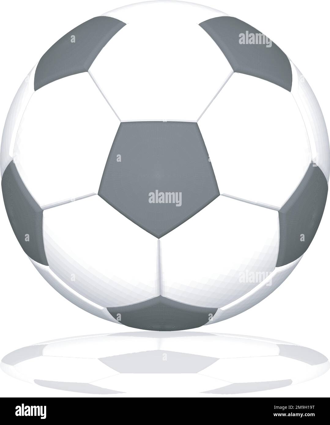 Ballon pour jouer au volley ou au water polo isolé sur blanc Illustration de Vecteur