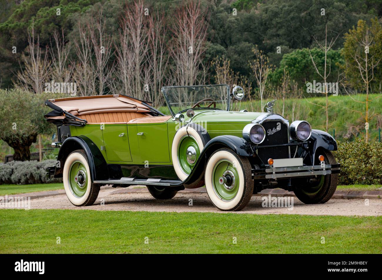 Vue latérale d'une voiture de tourisme 1926 Packard huit à 243 7 places Banque D'Images