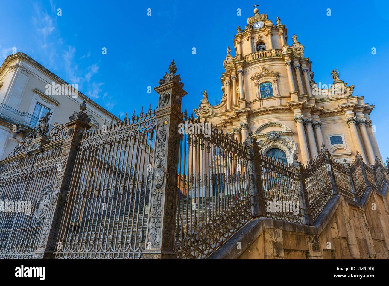 Cathédrale Saint George à Ragusa Ibla (San Giorgio) Banque D'Images
