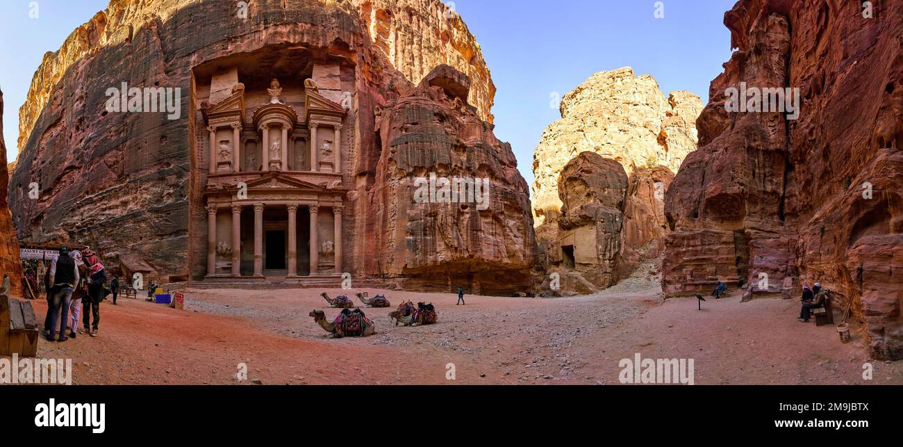 Petra (Raqmu), Jordanie du Sud Banque D'Images