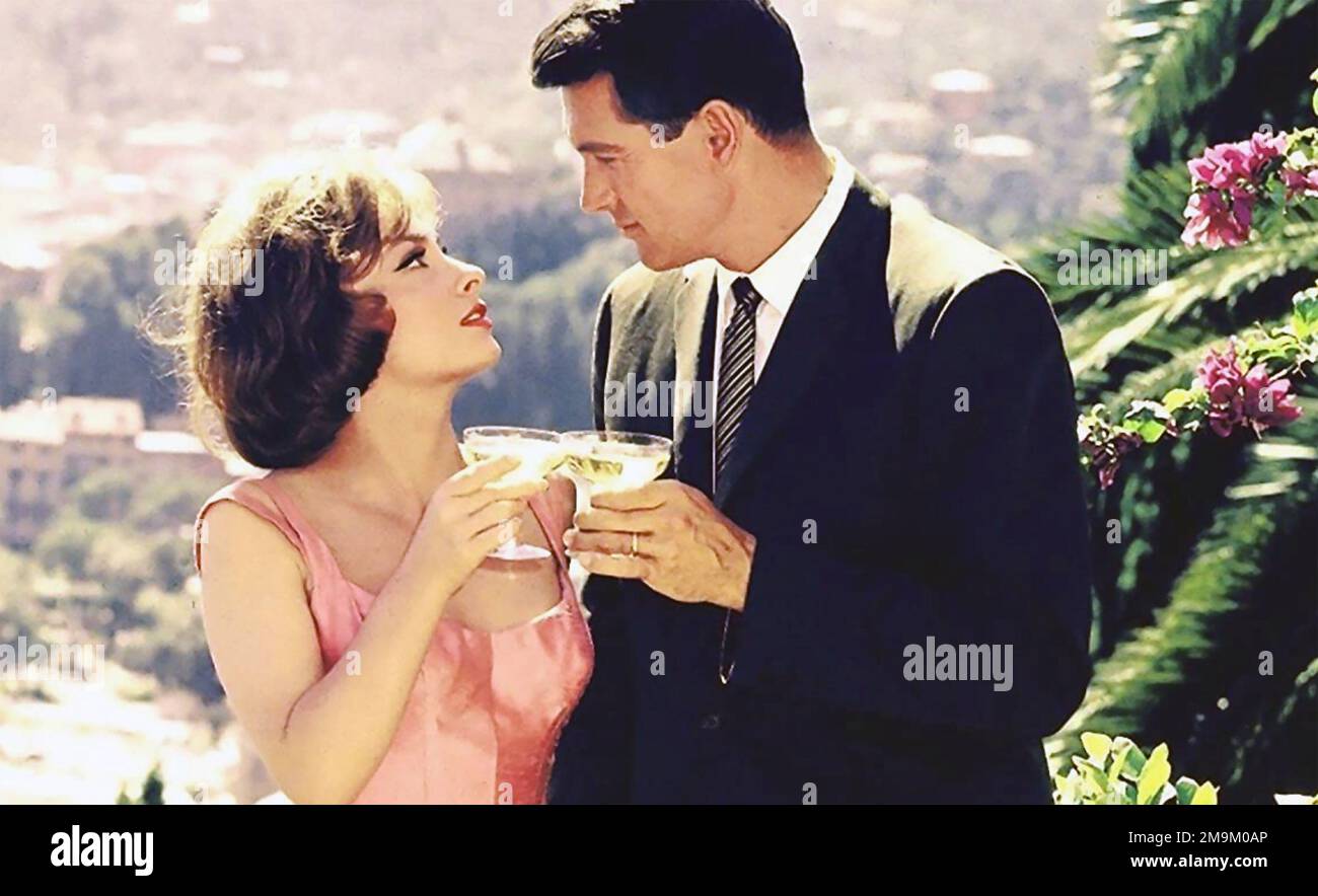 VIENT SEPTEMBRE 1961 film Universal Pictures avec Gina Lollobrigida et Rock Hudson Banque D'Images