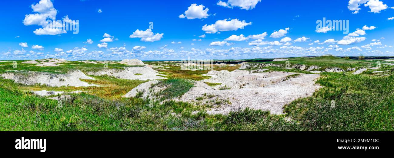 Montagnes dans le parc national de Badlands, Dakota du Sud, États-Unis Banque D'Images