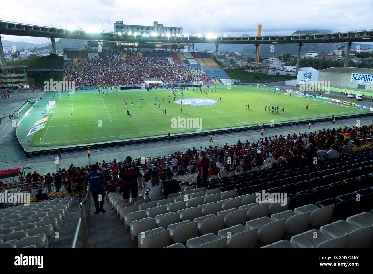 Cariacica, Brésil. 18th janvier 2023. ES - Cariacica - 01/18/2023 - CARIOCA 2023, MADUREIRA X FLAMENGO - vue générale du stade Kleber Andrade pour le match entre Madureira et Flamengo pour le championnat Carioca 2023. Photo: Jorge Rodrigues/AGIF/Sipa USA crédit: SIPA USA/Alay Live News Banque D'Images