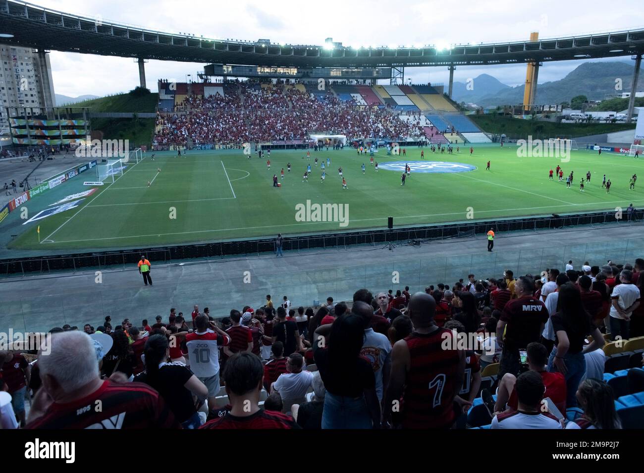 Cariacica, Brésil. 18th janvier 2023. ES - Cariacica - 01/18/2023 - CARIOCA 2023, MADUREIRA X FLAMENGO - vue générale du stade Kleber Andrade pour le match entre Madureira et Flamengo pour le championnat Carioca 2023. Photo: Jorge Rodrigues/AGIF/Sipa USA crédit: SIPA USA/Alay Live News Banque D'Images
