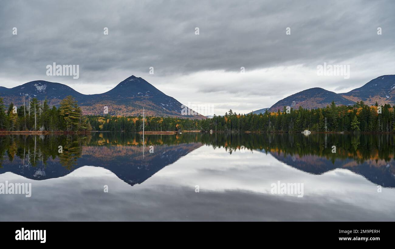 Kidney Pond, parc national de Baxter, Maine Banque D'Images