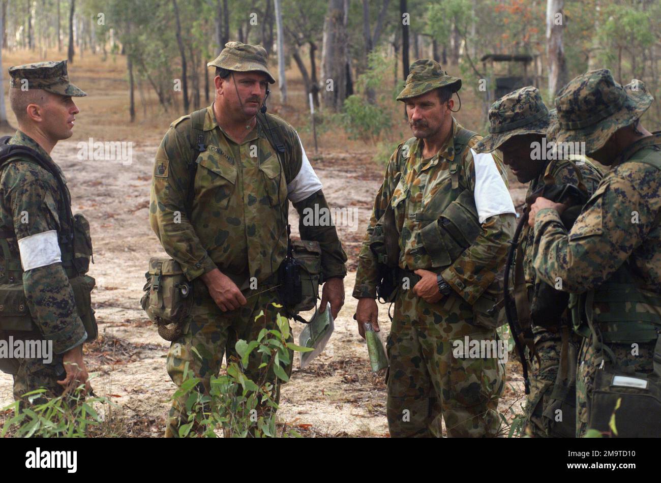 030915-M-9023R-002. Sujet opération/série: CROCODILE 2003 base: Camp Samuel Hill État: Queensland pays: Australie (AUS) scène Major Command montré: Golf 2nd BN 3rd Mar Banque D'Images